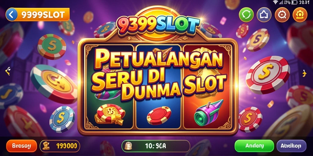 Gameplay seru 9399SLOT yang menggabungkan slot dan petualangan.