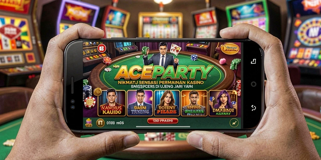 Gameplay seru dan penuh strategi dalam ACEPARTY.