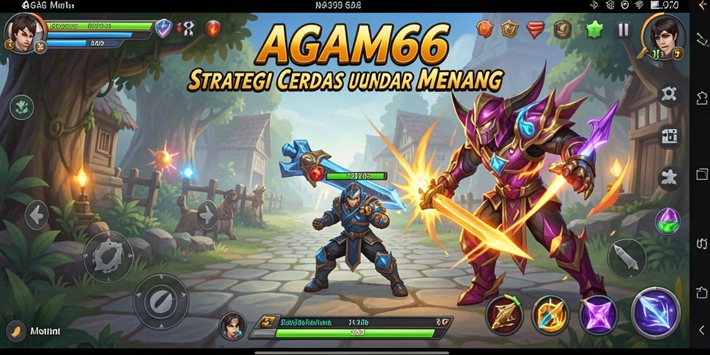 Tampilan gameplay AGAM66 yang seru dan menantang strategi.