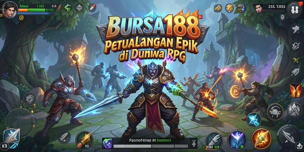 Gameplay seru RPG BURSA188 dengan karakter dan petualangan yang menarik.
