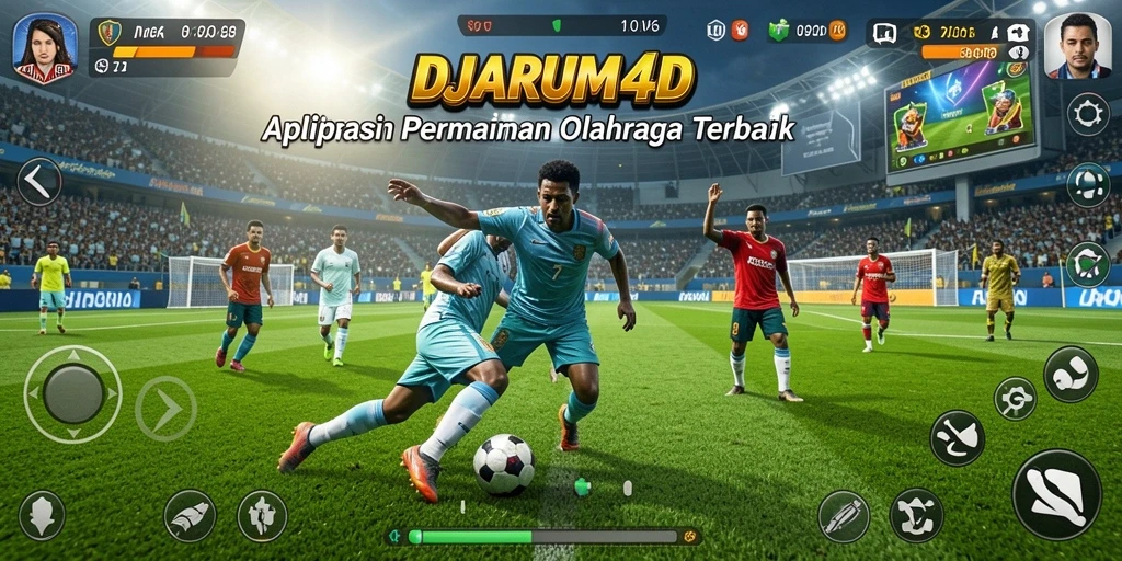 Tangkapan layar gameplay dari DJARUM4D yang menampilkan aksi olahraga seru.