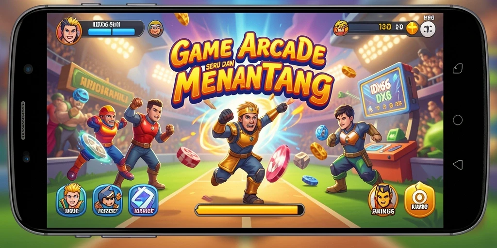Tampilan gameplay seru dari IDX66 yang penuh aksi.