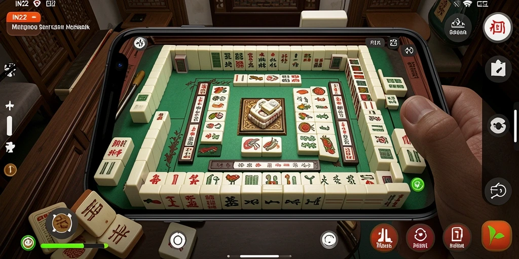 Gameplay menakjubkan dari IN22 dengan mahjong yang colorful.