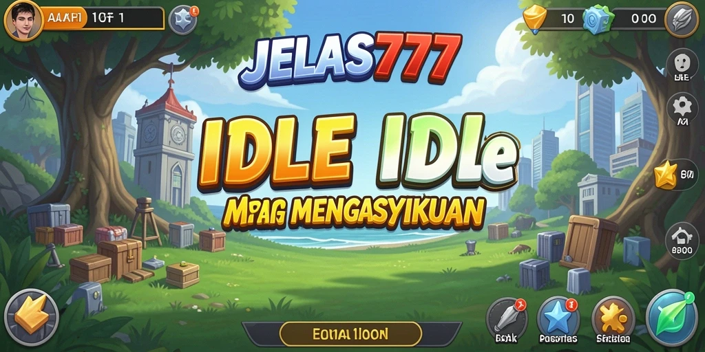 Gameplay Idle yang seru dan santai di JELAS777.