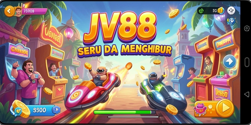 Tampilan gameplay seru dari JV88 dengan berbagai tantangan menarik.