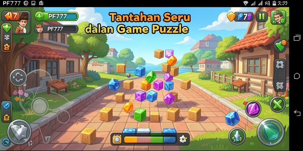 Tampilan gameplay seru dari PF777 yang penuh tantangan.