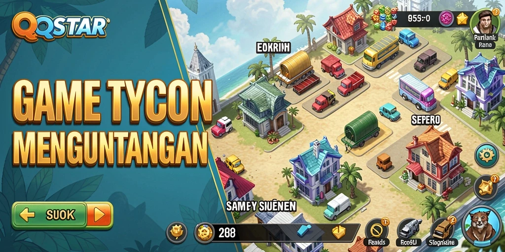 Tampilan gameplay QQSTAR yang seru dan menantang.