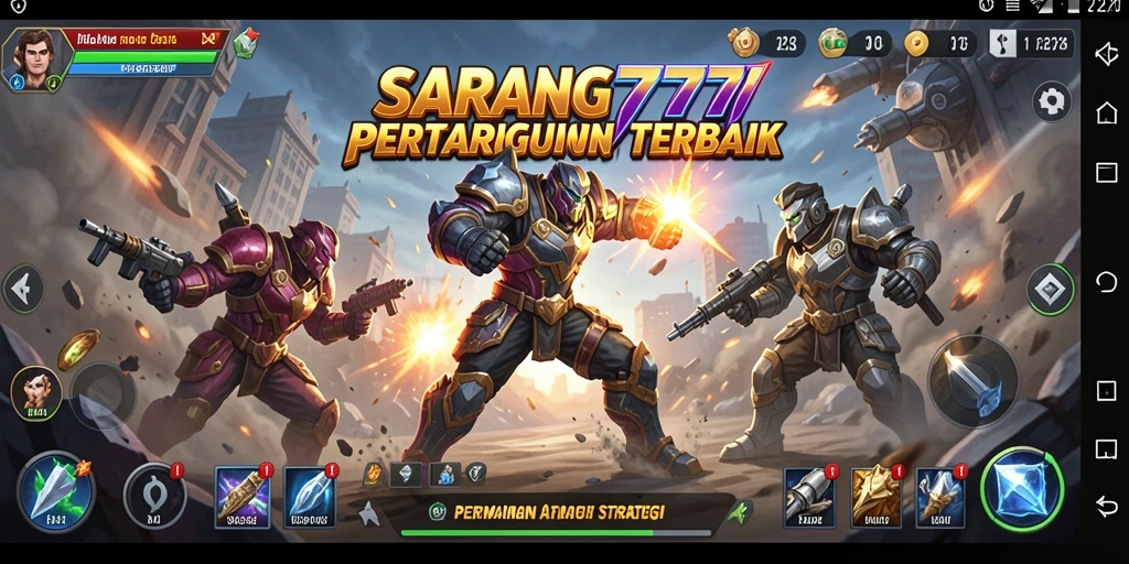 Screenshot dari gameplay menarik dalam permainan SLG.