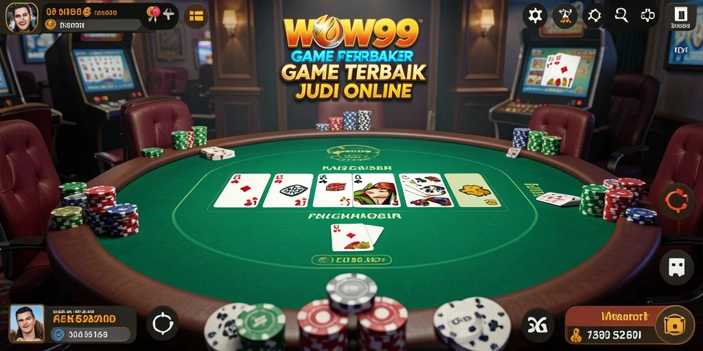 Tangkapan layar WOW99 menampilkan gameplay seru dalam permainan Poker.