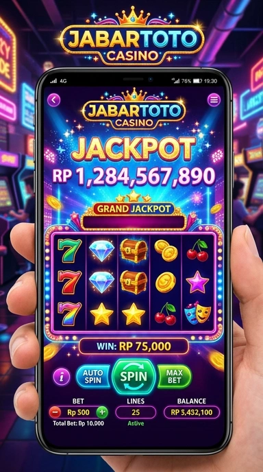 Tampilan aplikasi jabartoto yang intuitif dan mudah digunakan.